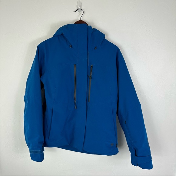 Mountain Hardwear RECCO Rescue Technology  Blue Snow Jacket with Powder Guard M - Picture 1 of 7